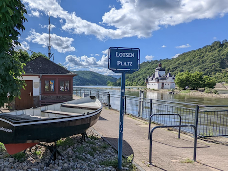 Blick vom Lotsenmuseum